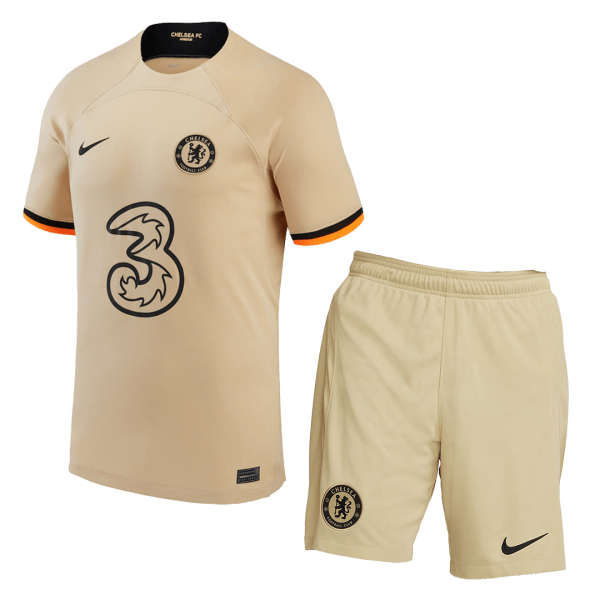 Men's Replica Chelsea Third Away Soccer Jersey Kit (Jersey+Shorts) 2022/23 Nike