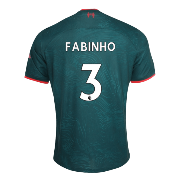 Men's Authentic FABINHO #3 Liverpool Third Away Soccer Jersey Shirt 2022/23 Nike