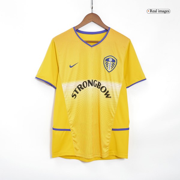 Men's Retro 2002/03 Leeds United Third Away Soccer Jersey Shirt Nike