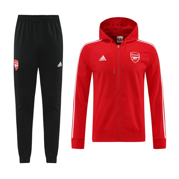 Men's Arsenal Hoodie Training Kit (Jacket+Pants) 2022/23 Adidas