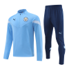 Men's Manchester City Zipper Tracksuit Sweat Shirt Kit (Top+Trousers) 2022/23 Puma