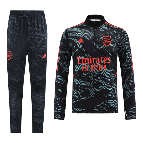 Men's Arsenal Zipper Tracksuit Sweat Shirt Kit (Top+Trousers) 2022/23 Adidas