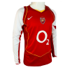 Men's Retro 2004/05 Replica Arsenal Home Long Sleeves Soccer Jersey Shirt Adidas