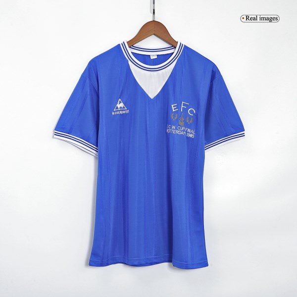 Men's Retro 1985 Everton Home Soccer Jersey Shirt Adidas