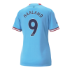 Women's Replica HAALAND #9 Manchester City Home Soccer Jersey Shirt 2022/23 Puma