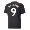 Men's Replica HAALAND #9 Manchester City Away Soccer Jersey Shirt 2022/23 Puma