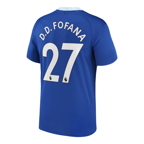 Men's Replica D.D. FOFANA #27 Chelsea Home Soccer Jersey Shirt 2022/23 Nike