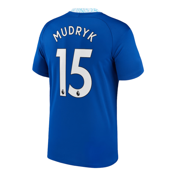 Men's Replica MUDRYK #15 Chelsea Home Soccer Jersey Shirt 2022/23 Nike