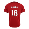 Men's Replica GAKPO #18 Liverpool Home Soccer Jersey Shirt 2022/23 Nike