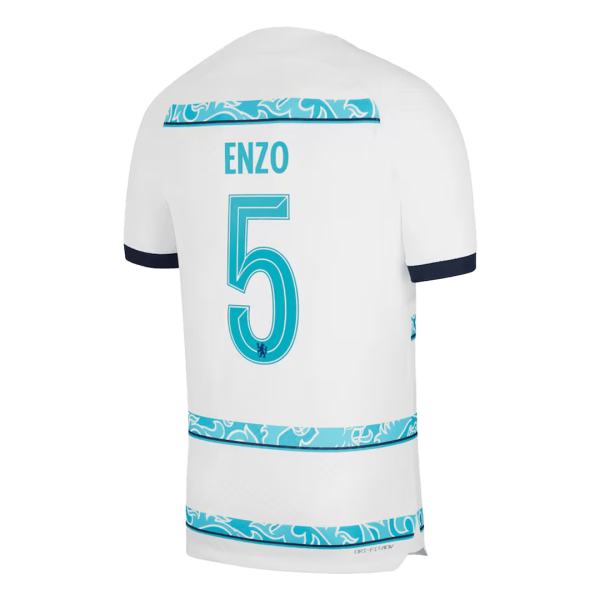 UCL Men's Authentic ENZO #5 Chelsea Away Soccer Jersey Shirt 2022/23 Nike