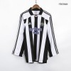 Men's Retro 2003/04 Replica Newcastle Home Long Sleeves Soccer Jersey Shirt Adidas