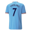Men's Replica STERLING #7 Manchester City Home Soccer Jersey Shirt 2022/23 Puma