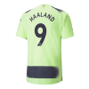 Men's Authentic HAALAND #9 Manchester City Third Away Soccer Jersey Shirt 2022/23 Puma