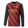 Men's Authentic HAALAND #9 Manchester City Away Soccer Long Sleeves Jersey Shirt 2022/23 Puma