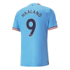 Men's Authentic HAALAND #9 Manchester City Home Soccer Jersey Shirt 2022/23 Puma