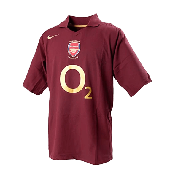 Men's Retro 2005/06 Arsenal Home Soccer Jersey Shirt Nike