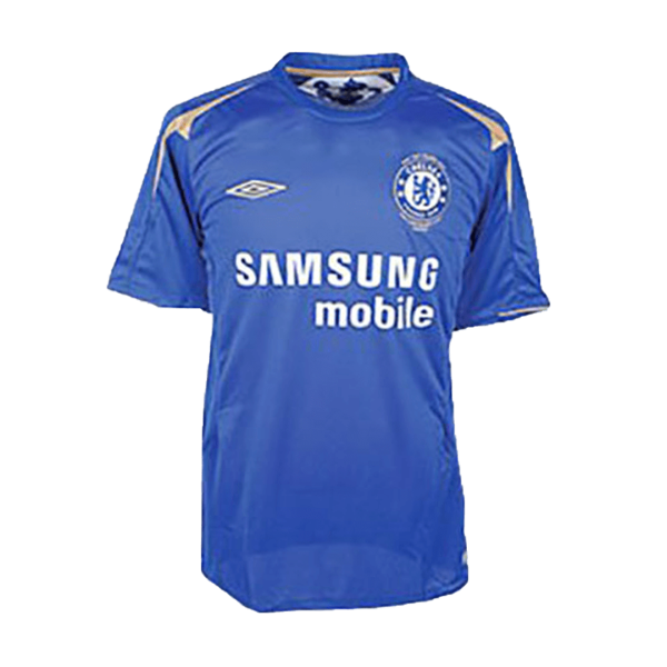 Men's Retro 2005/06 Chelsea Home Soccer Jersey Shirt Under Armour