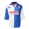 Men's Retro 1994/95 Blackburn Rovers Home Soccer Jersey Shirt Asics