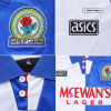 Men's Retro 1994/95 Blackburn Rovers Home Soccer Jersey Shirt Asics