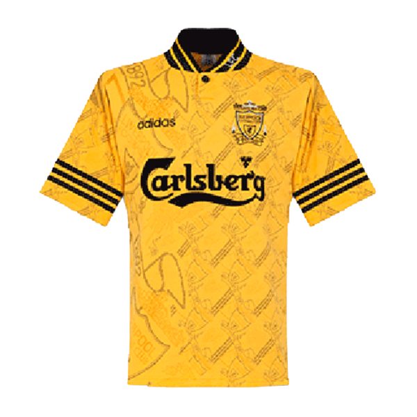 Men's Retro 1995/96 Liverpool Third Away Soccer Jersey Shirt Adidas