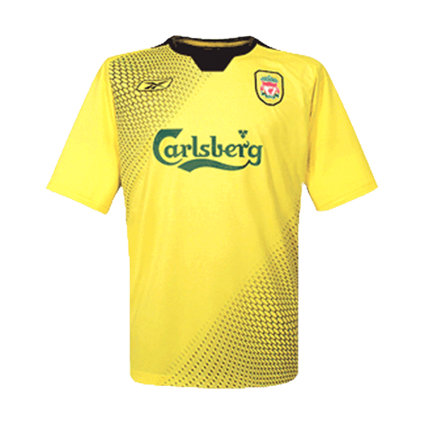 Men's Retro 2004/05 Liverpool Away Soccer Jersey Shirt
