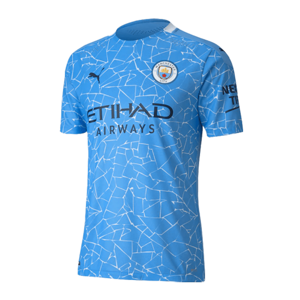 20/21 Manchester City Home Blue Jerseys Shirt(Player Version) | Manchester City