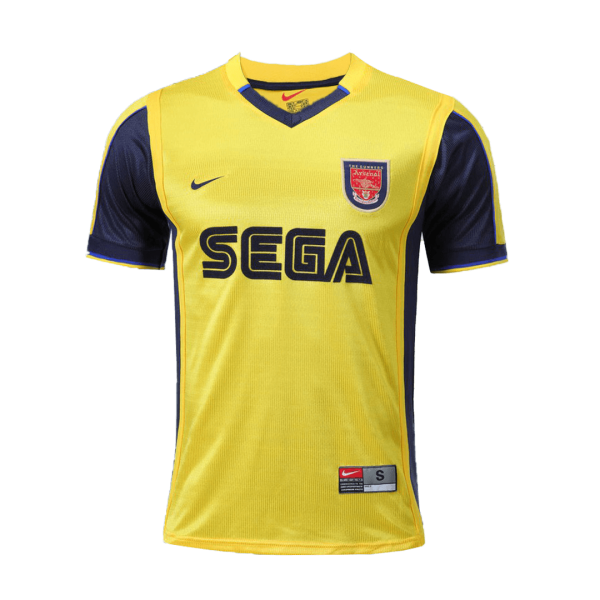 Men's Retro 1999/00 Arsenal Away Soccer Jersey Shirt Adidas