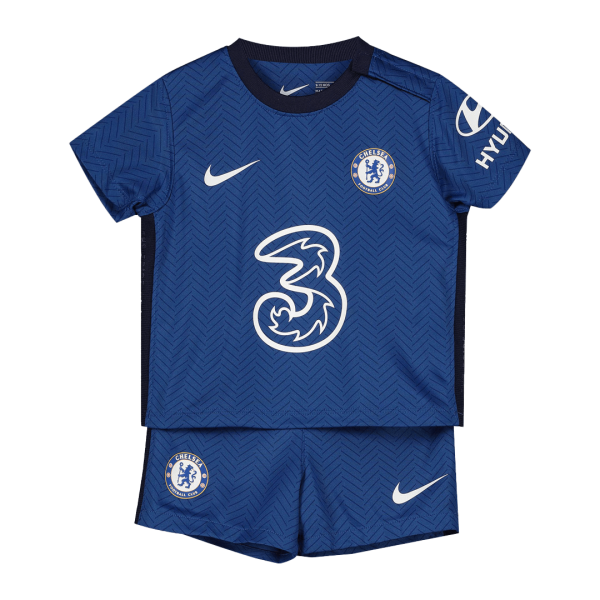 Kids Chelsea Home Soccer Jersey Kit (Jersey+Shorts) 2020/21 Nike