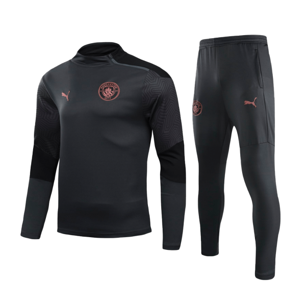 Men's Manchester City Zipper Sweat Shirt Kit (Top+Trousers) 2020/21 Puma
