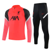 Men's Liverpool Zipper Tracksuit Sweat Shirt Kit (Top+Trousers) 2020/21 Nike