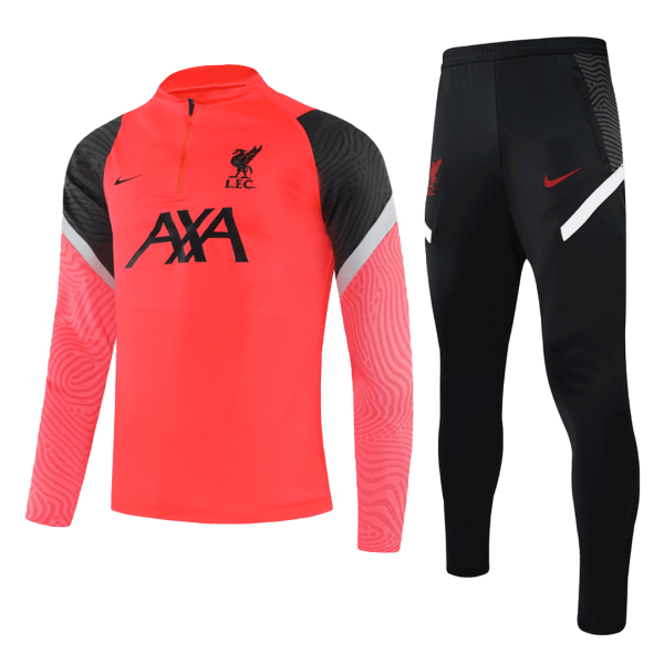 Men's Liverpool Zipper Tracksuit Sweat Shirt Kit (Top+Trousers) 2020/21 Nike
