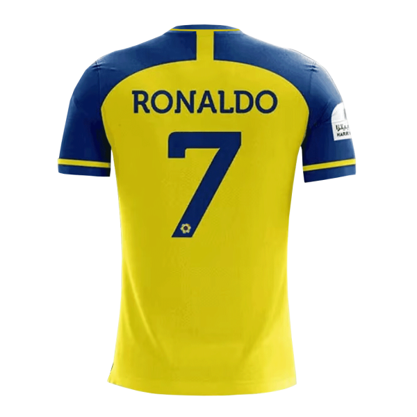 Men's Authentic RONALDO #7 Al Nassr Home Soccer Jersey Shirt 2022/23 Duneus