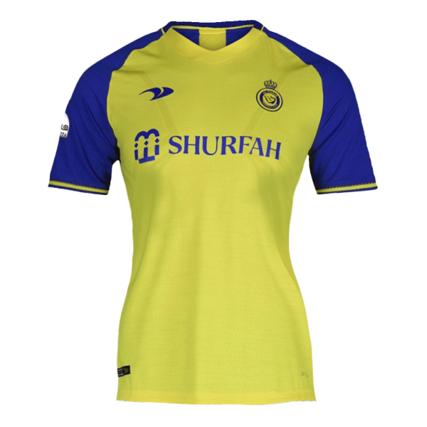 Women's Replica Al Nassr Home Soccer Jersey Shirt 2022/23 Duneus