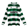Men's Retro 1987/88 Replica Celtic Home Long Sleeves Soccer Jersey Shirt Umbro