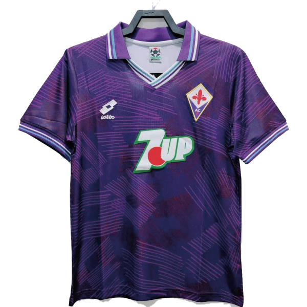 Men's Retro 1992/93 Fiorentina Home Soccer Jersey Shirt