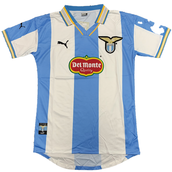 Men's Retro 1999/00 Lazio Home Soccer Jersey Shirt Puma