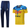 Men's Napoli Soccer Training Kit (Top+Pants) 2021/22 Kappa