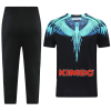 Men's Napoli Soccer Training Kit (Top+3/4Pants) 2021/22 Kappa