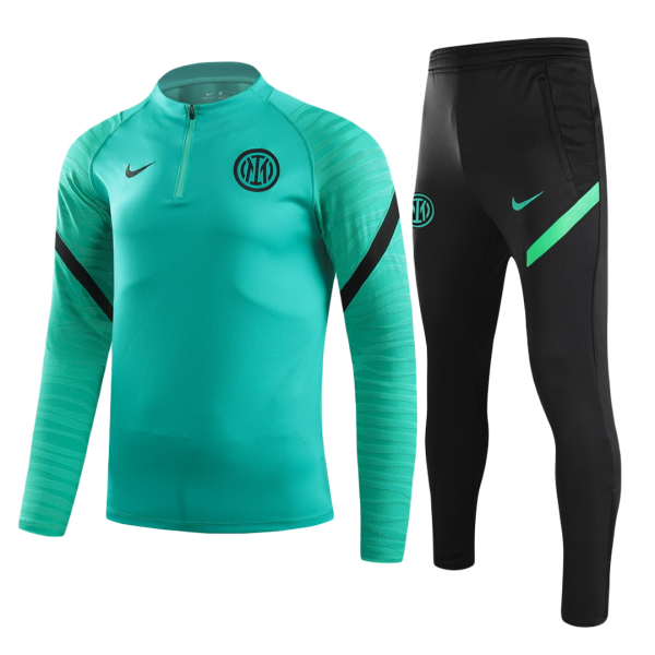 Kids Inter Milan Zipper
Tracksuit Sweat Shirt Kit(Top+Pants) 2021/22 Nike
