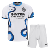 Kids Inter Milan Away Soccer Jersey Kit (Jersey+Shorts) 2021/22 Nike