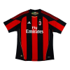 Men's Retro 2010/11 AC Milan Home Soccer Jersey Shirt Adidas