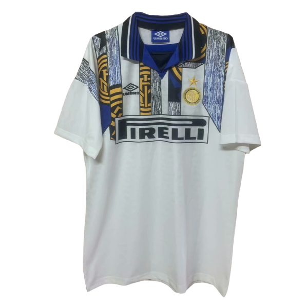 Men's Retro 1995/96 Inter Milan Home Soccer Jersey Shirt Umbro
