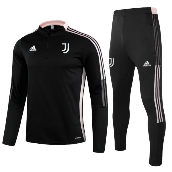 Men's Juventus Zipper Tracksuit Sweat Shirt Kit (Top+Trousers) 2021/22 Adidas