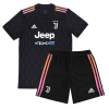 Kids Juventus Away Soccer Jersey Kit (Jersey+Shorts) 2021/22 Adidas