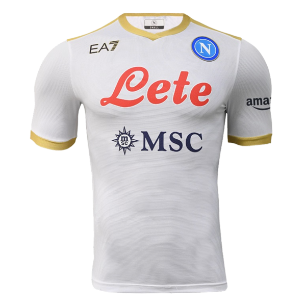 Men's Replica Napoli Away Soccer Jersey Shirt 2021/22 EA7
