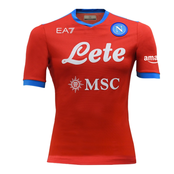 Men's Replica Napoli Fourth Away Soccer Jersey Shirt 2021/22 EA7