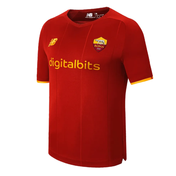 Men's Authentic Roma Home Soccer Jersey Shirt 2021/22 NewBalance
