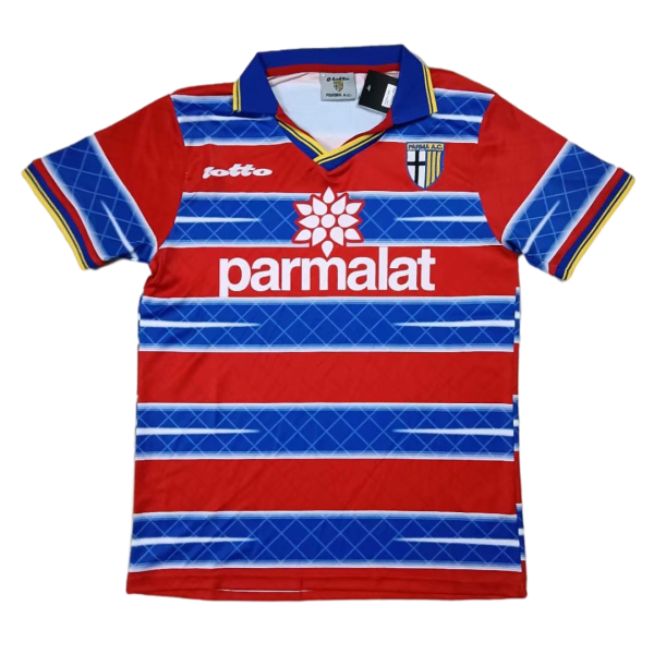 Men's Retro 1998/99 Parma Calcio 1913 Away Soccer Jersey Shirt