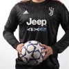 Men's Replica Juventus Away Long Sleeves Soccer Jersey Shirt 2021/22 Adidas