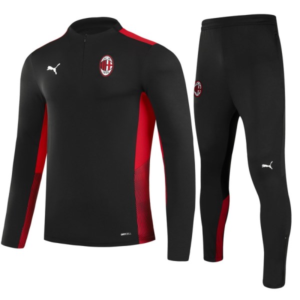 Men's AC Milan Zipper Tracksuit Sweat Shirt Kit (Top+Trousers) 2021/22 Puma